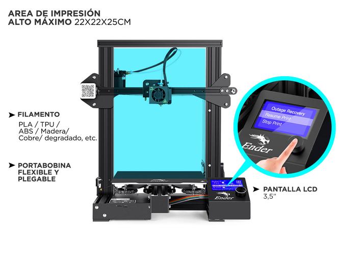Impresora 3D Creality Ender-3 - 5