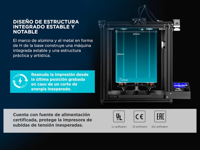 Impresora 3D Creality Ender-5 Pro - 3