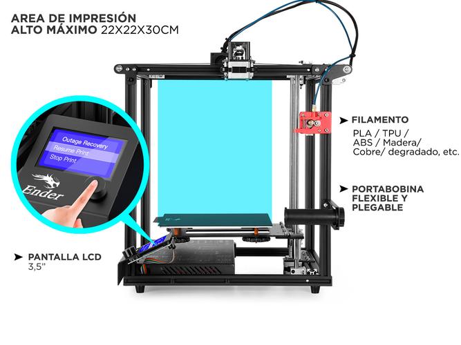 Impresora 3D Creality Ender-5 Pro - 5
