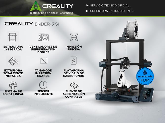 Impresora 3d Creality Ender-3 S1 de autonivelación automática Usado - 1