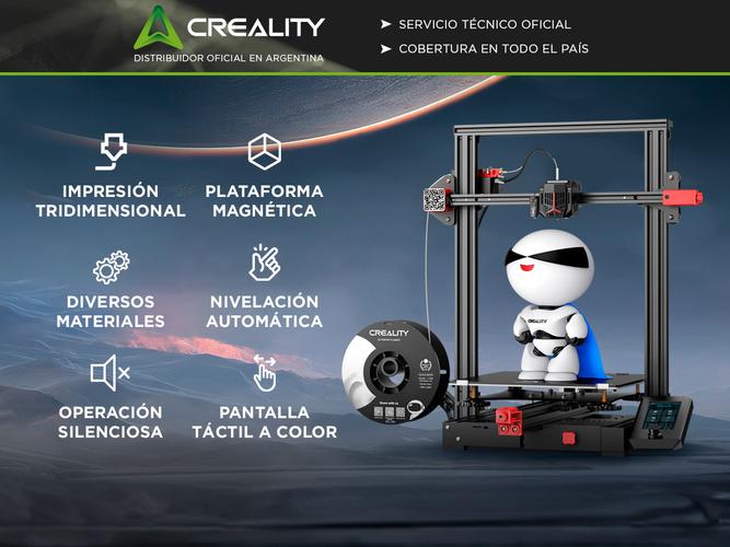 Impresora 3D Creality Ender-3 Max Neo Plataforma de Impresión Magnética - 1