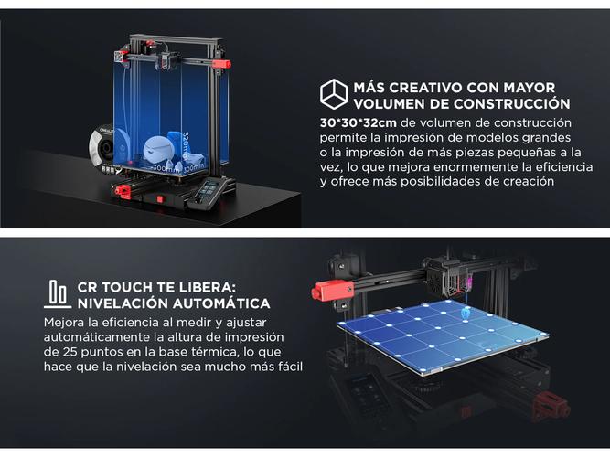 Impresora 3D Creality Ender-3 Max Neo Plataforma de Impresión Magnética - 2