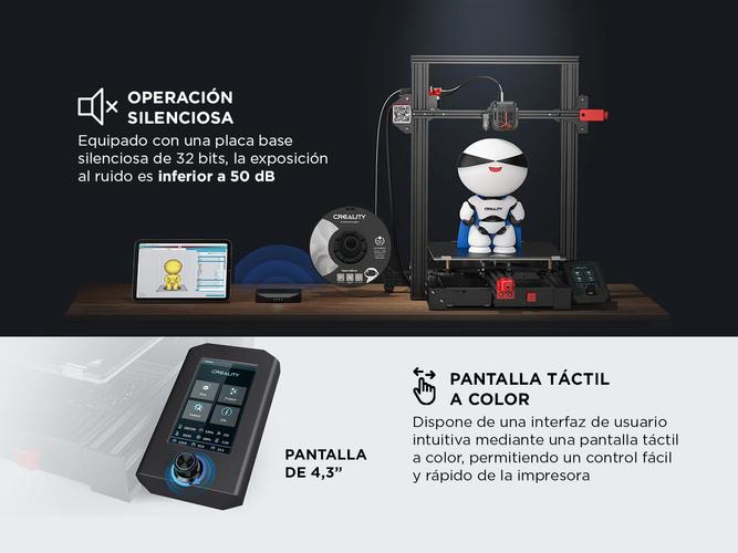 Impresora 3D Creality Ender-3 Max Neo Plataforma de Impresión Magnética - 3