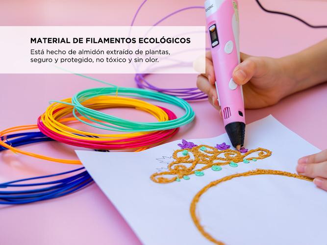 Lapiz 3D Impresora Gadnic con Pantalla Filamentos Ecológicos - 3