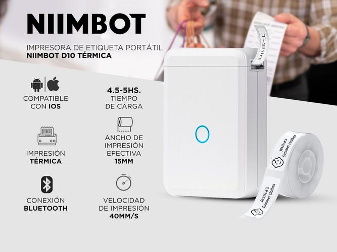 Etiquetadora Térmica D110 Niimbot Rotuladora Portátil Bluetooth  - 1