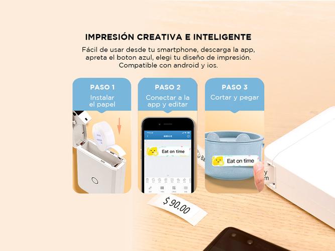 Etiquetadora Térmica D110 Niimbot Rotuladora Portátil Bluetooth  - 3