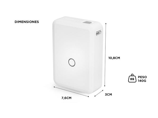 Etiquetadora Térmica D110 Niimbot Rotuladora Portátil Bluetooth  - 5