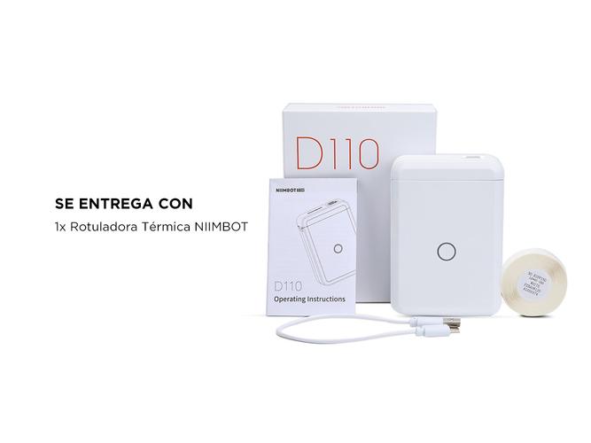 Etiquetadora Térmica D110 Niimbot Rotuladora Portátil Bluetooth  - 6