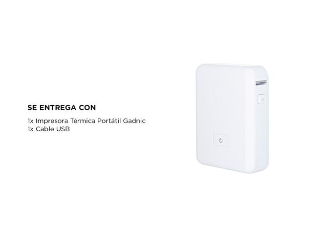 Etiquetadora Portátil Gadnic Mini Impresora Térmica  - 5