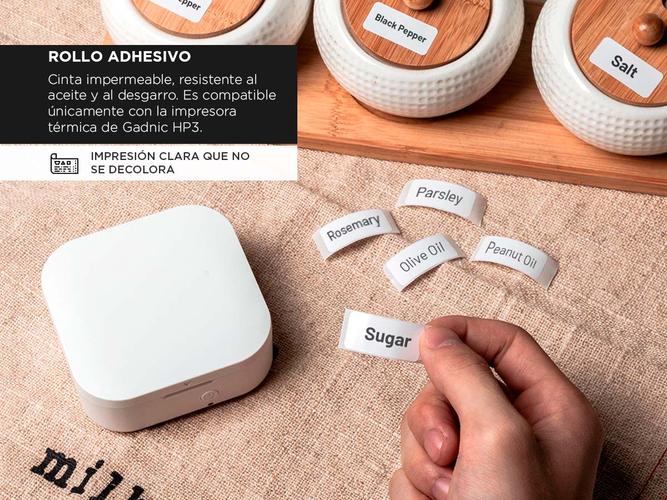 Rollo de papel de etiqueta adhesivo normal para impresora térmica Gadnic HP3 - 2
