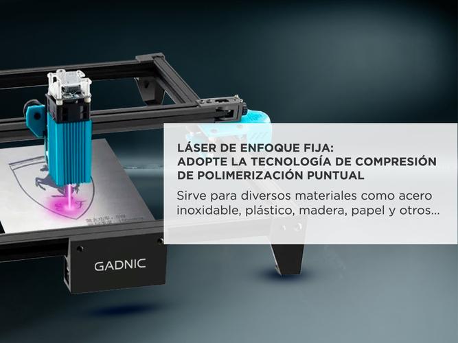 Grabador laser Gadnic Cnc Corte para escritorio 30x30cm profesional - 2