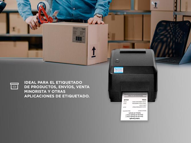 Impresora Termica X-Printer H-500B 108mm Etiqueta Codigo Barra Usado - 2