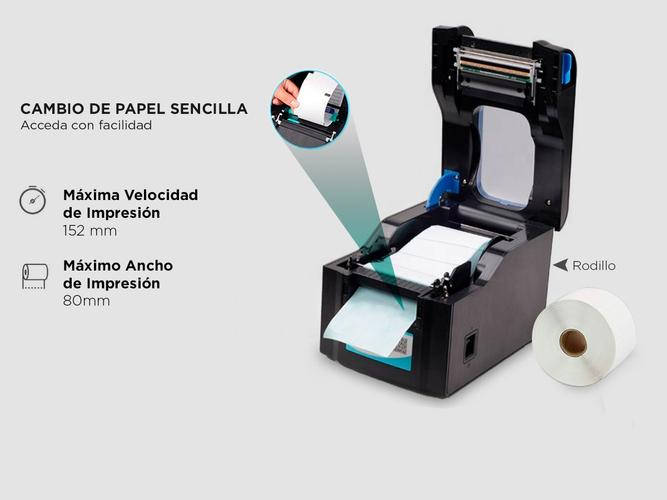 Impresora Termica X-Printer XP-370B Etiquetas Comprobantes - 3
