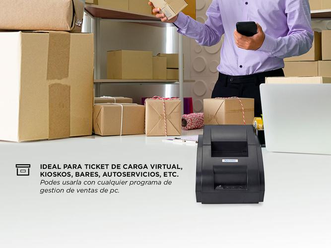 Impresora Térmica X-Printer XP-58IIH Bluetooth 58mm Alta Velocidad Impresión 90mm/s - 2