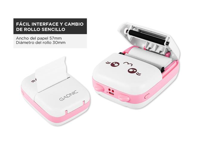 Mini Impresora Térmica Portátil Gadnic  - 4