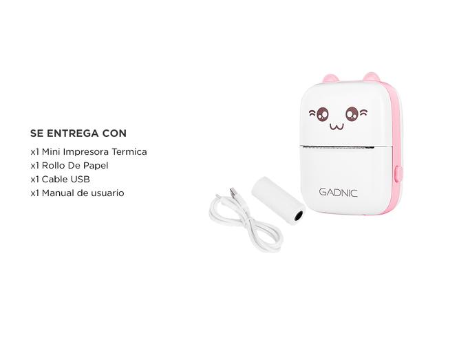 Mini Impresora Térmica Portátil Gadnic  - 6