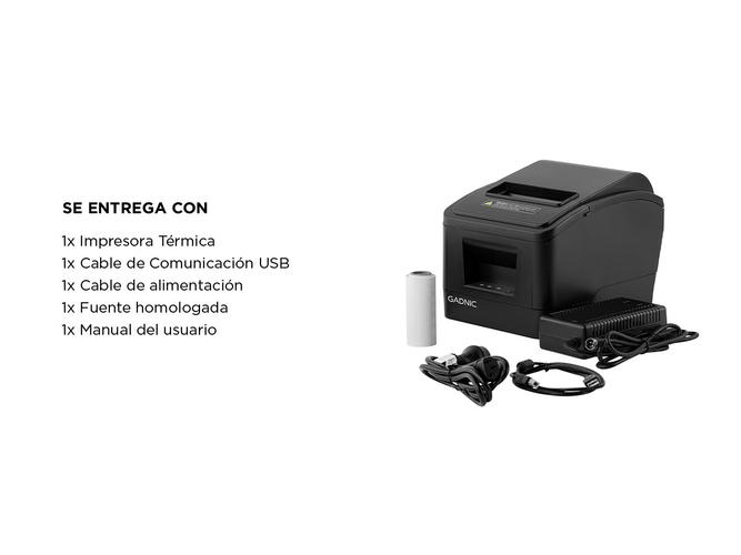 Impresora Térmica 80 mm Comandera GADNIC  - 5
