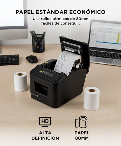 Impresora Térmica Gadnic Tp-450s Comandera 80mm Tickets Facturas Silenciosa  - 3