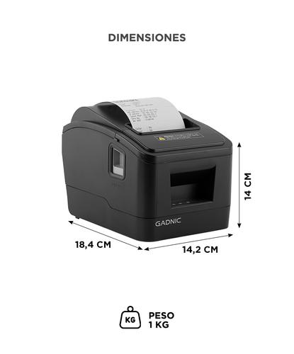 Impresora Térmica Gadnic Tp-450s Comandera 80mm Tickets Facturas Silenciosa  - 5