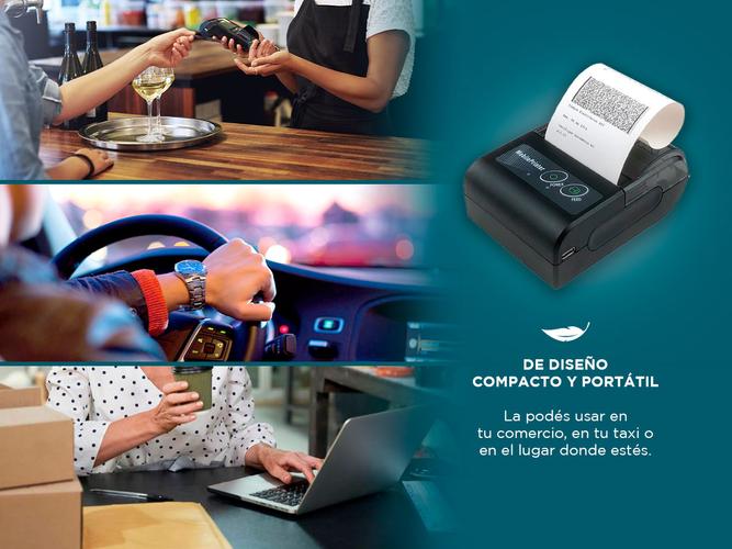 Impresora Termica Gadnic I16DFT Bluetooth USB - 4