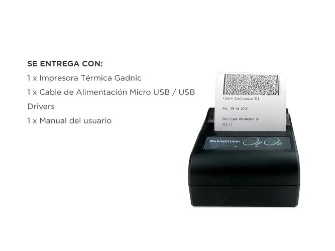 Impresora Termica Gadnic I16DFT Bluetooth USB - 6