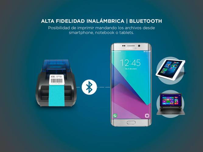 Impresora Termica Gadnic 90mm/s Bluetooth - 3