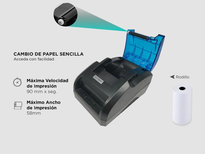 Impresora Termica Gadnic 90mm/s Bluetooth - 4