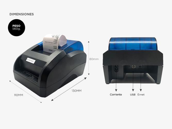 Impresora Termica Gadnic 90mm/s Bluetooth - 5