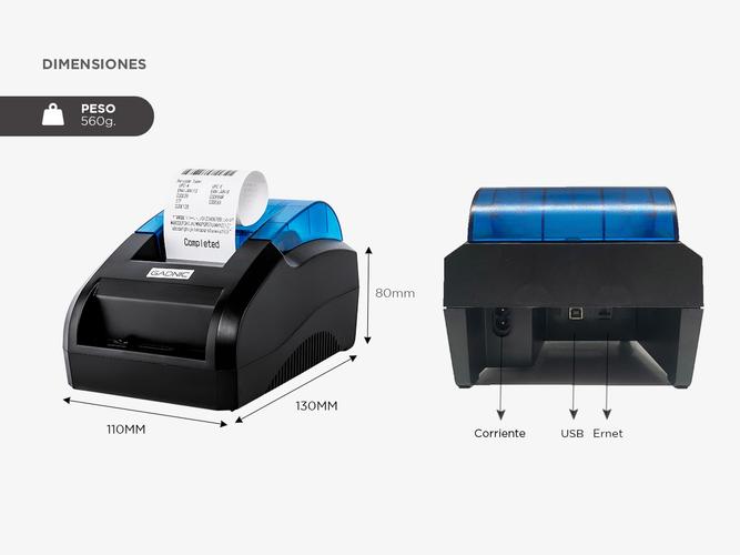Impresora Térmica IT1050 Gadnic 90mm/s - 5