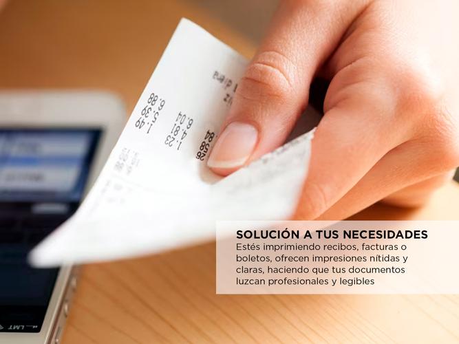 Rollos de Papel para Impresoras Termicas Gadnic x50 unidades - 4