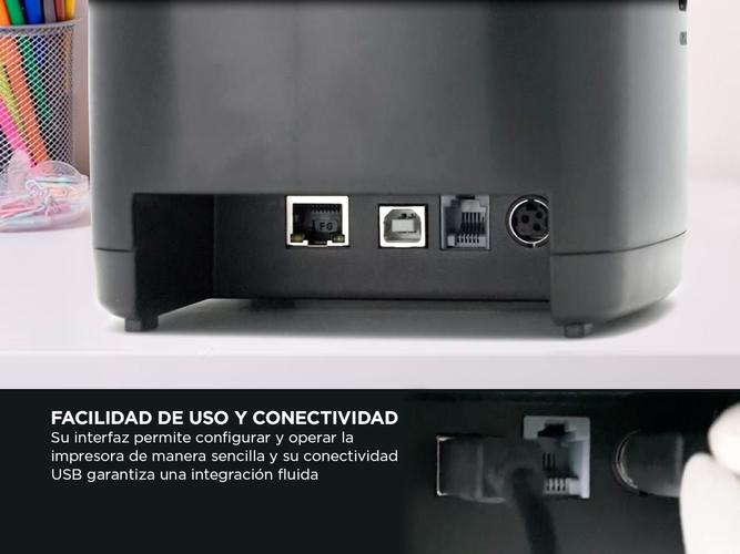 Impresora De Etiquetas Térmica Gadnic IMP31 Tamaño Pequeño Bajo Consumo de Energía Outlet - 4