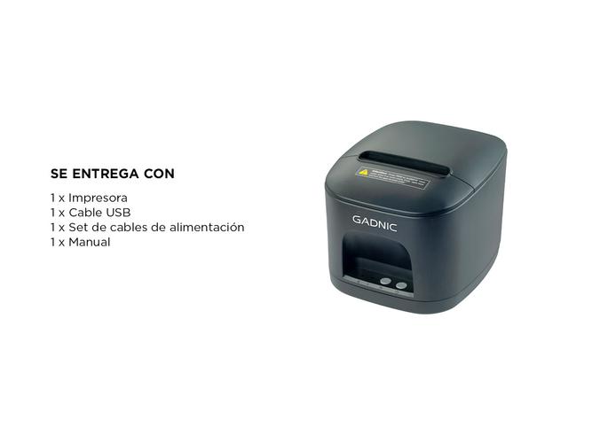 Impresora De Etiquetas Térmica Gadnic IMP31 Tamaño Pequeño Bajo Consumo de Energía - 6