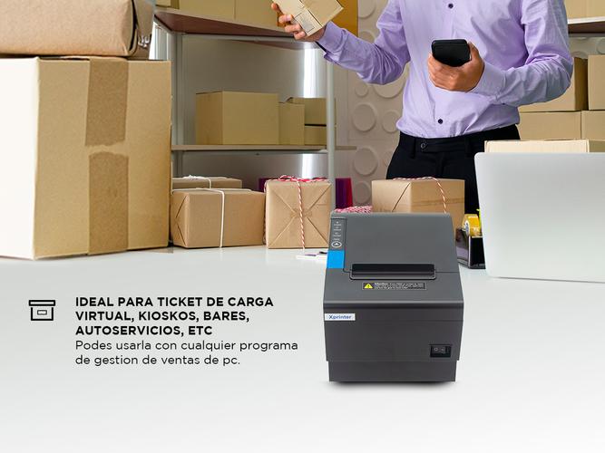 Impresora Térmica de Alta Velocidad XPrinter Q801K 80 mm con USB Outlet - 2