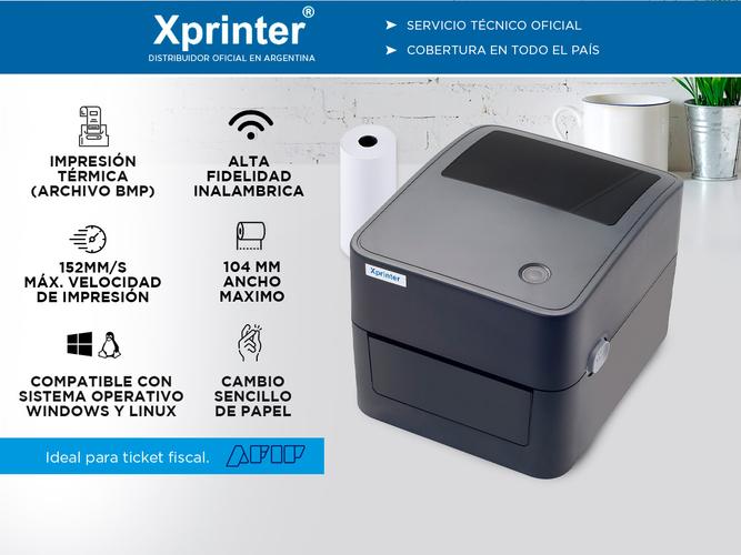 Impresora de Térmica XPrinter 410B Botón Multifuncional - 1