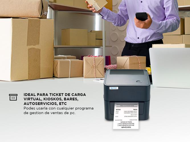 Impresora de Térmica XPrinter 410B Botón Multifuncional - 2
