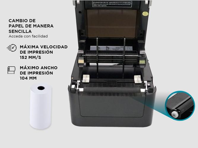 Impresora de Térmica XPrinter 410B Botón Multifuncional - 3
