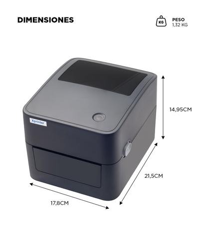 Impresora de Térmica XPrinter 410B Botón Multifuncional - 5