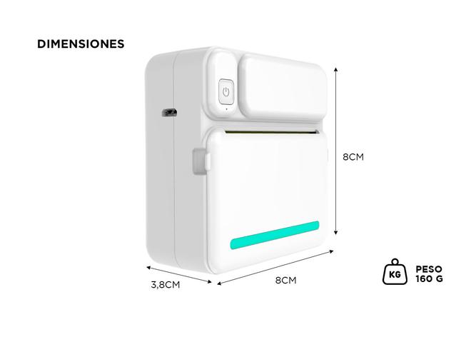 Mini Impresora Portátil Gadnic Bluetooth - 5