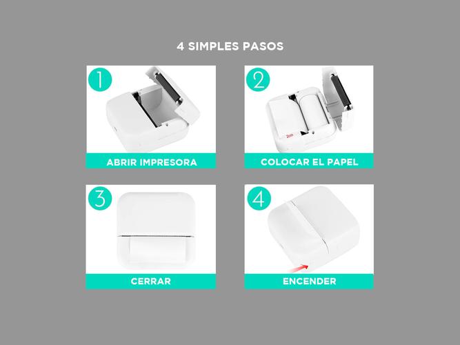 Mini Impresora Gadnic Instantánea Térmica Bluetooth  - 4