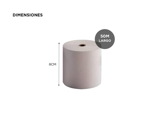 Kitx 10 Rollos Para Impresora Térmica Gadnic 80x50mts  - 3