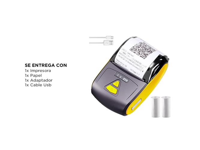 Impresora Portátil Bluetooth Térmica Inalámbrica Ticket 58mm - 6