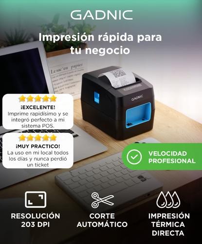 Impresora Térmica GADNIC 80mm 220mms Comandera Tickets Corte Automático - 1