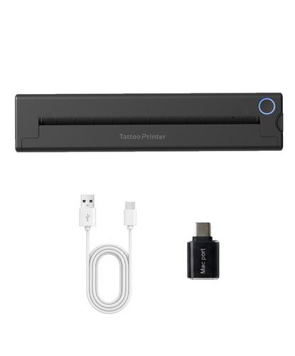 Impresora De Tatuajes Portatil Gadnic Impresion Termica 203 DPI BT Y Cable Bateria 1500 mAh Compatible Multisistema - 6