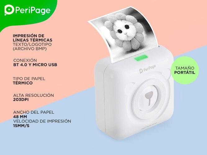 Impresora Portátil de Bolsillo Peri Page  - 1