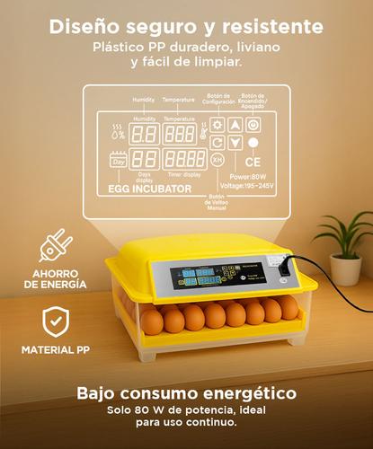 Incubadora de Huevos Automática Gadnic con Control Digital 48 Huevos  - 4