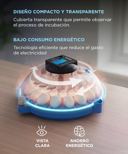 Incubadora de Huevos Gadnic 24 Huevos Temperatura Estable - 3