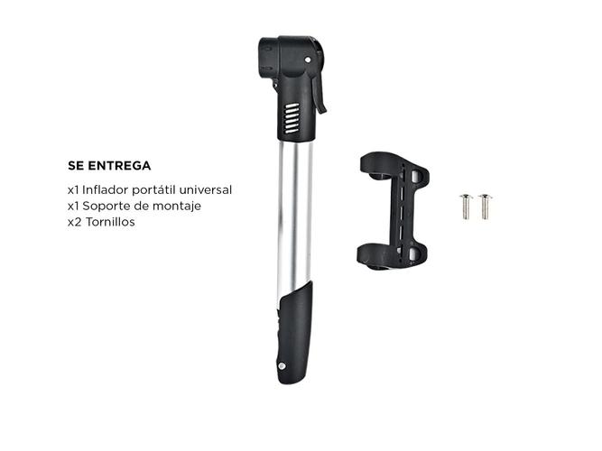 Inflador Bicicleta Portatil Gadnic Con Válvula Universal - 5