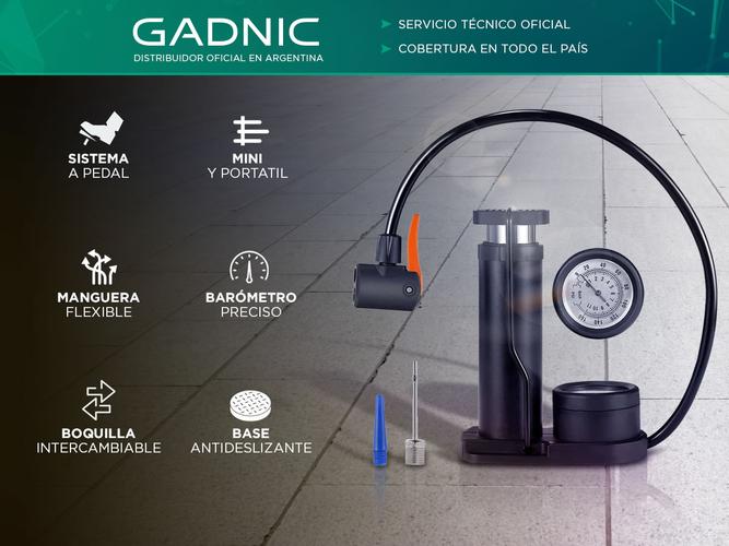 Mini Inflador Gadnic IFL7Y a Pedal  - 1
