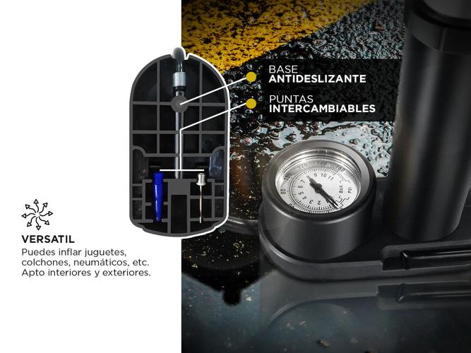 Mini Inflador Gadnic IFL7Y a Pedal  - 2