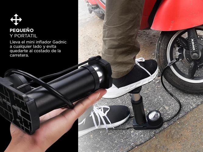 Mini Inflador Gadnic IFL7Y a Pedal  - 3